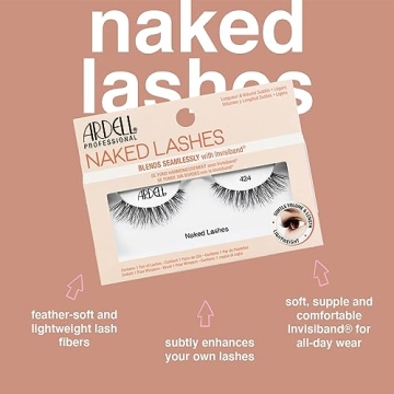 Ardell Naked Lashes #424 - Natural Look and Comfort