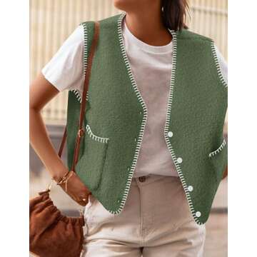 Stylish ZESICA Women's Sweater Vest for All Occasions