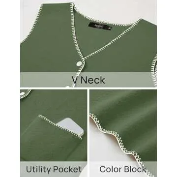 Stylish ZESICA Women's Sweater Vest for All Occasions