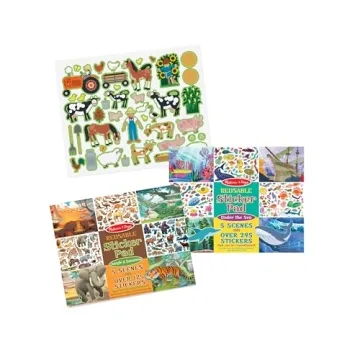 Melissa & Doug Sticker Pad Bundle - Creative Play for Kids
