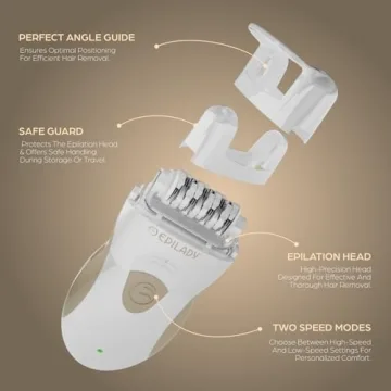 Epilady Legend 5 Rechargeable Epilator for Effortless Hair Removal