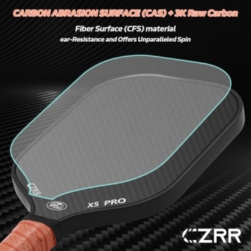 CZRR Pickleball Paddle - High Grit, Spin, and Control