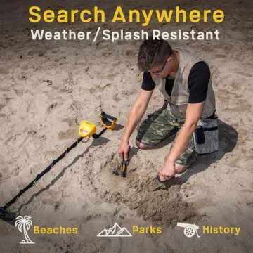 Garrett Pro-Pointer II - Metal Detector Pinpointer for Adults - Adjustable Detection Radius, 360 Degree Detection, Weather/Splash Resistant - Includes Built in Flashlight and Dirt-Separating Blade