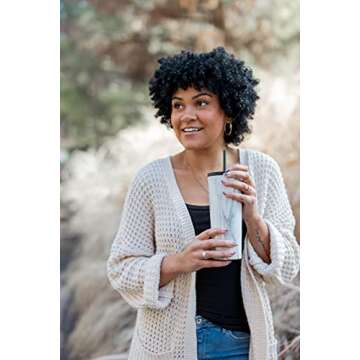 Simple Modern Insulated Tumbler | 24oz Travel Mug | White Camo