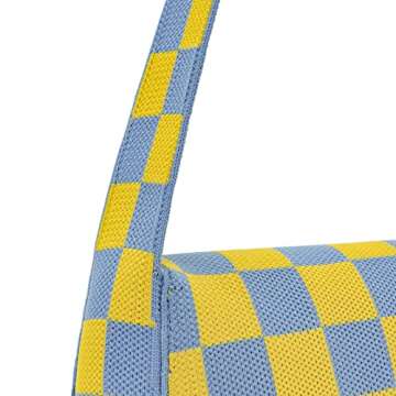 JW PEI Women's Becci Knitted Shoulder Bag (Ice & Yellow)