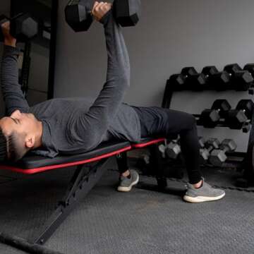 BalanceFrom Puzzle Exercise Mat with EVA Foam Interlocking Tiles for MMA, Exercise, Gymnastics and Home Gym Protective Flooring, 3/4" Thick, 24 Square Feet, Black