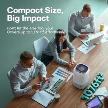 Compact Air Purifiers with H13 HEPA Filter for Clean Air