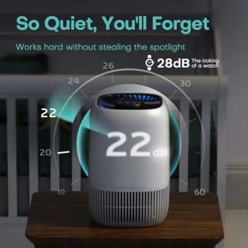 Compact Air Purifiers with H13 HEPA Filter for Clean Air