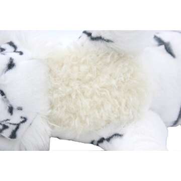 TAGLN The Jungle Animals Stuffed Plush Toys Tiger Leopard Panther Lioness Pillows (White Tiger, 16 Inch)