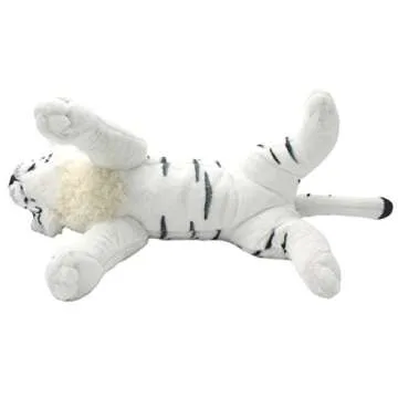 TAGLN The Jungle Animals Stuffed Plush Toys Tiger Leopard Panther Lioness Pillows (White Tiger, 16 Inch)