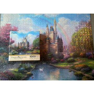 Disney Cinderella Castle 1000 Piece Puzzle by Thomas Kinkade