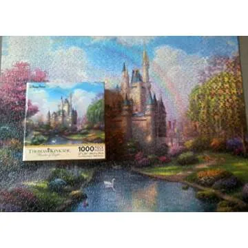 Disney Cinderella Castle 1000 Piece Puzzle by Thomas Kinkade