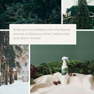 Natural Pine Forest Air Freshener Spray 100% Plant Based