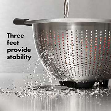 OXO Good Grips Stainless Steel 3 qt./ 2.8L Colander