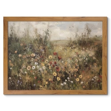 Vibrant Floral Wall Art Canvas Print for Home Decor