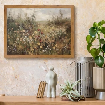 Vibrant Floral Wall Art Canvas Print for Home Decor