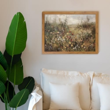 Vibrant Floral Wall Art Canvas Print for Home Decor