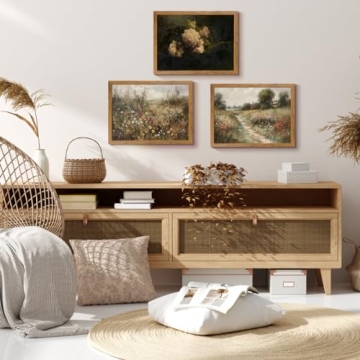 Vibrant Floral Wall Art Canvas Print for Home Decor