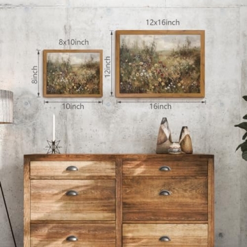 Vibrant Floral Wall Art Canvas Print for Home Decor