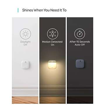 eufy Lumi Stick-On Night Light - Motion Sensor & Compact