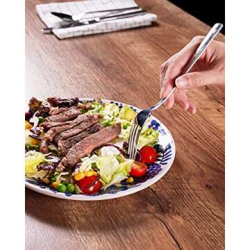 Sonemone Blue Bird Salad Plates Set of 4 for Elegant Dining