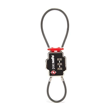 Pacsafe 3-Dial Double Cable Lock for Secure Travel