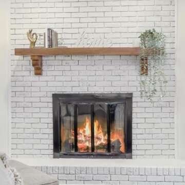 Mkono Fake Hanging Plants in Farmhouse Galvanized Pots Rustic Faux Potted Eucalyptus Greenery Indoor...