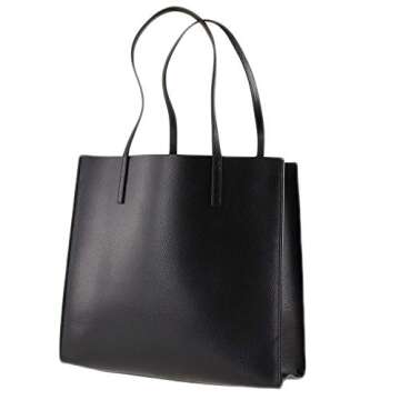 Marc Jacobs Black Tote Bag with Gold Hardware for Women