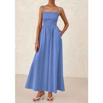 PRETTYGARDEN Women's Flowy Summer Maxi Dress for All Occasions