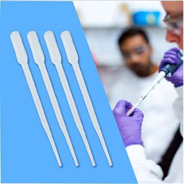 100pcs Disposable Transfer Pipettes for Aromatherapy & Labs