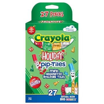 Crayola Mini PIP Magnetic Tiles STEM Travel Toys for Kids
