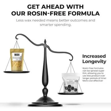 Starpil Wax 1000g / 2.2 lb Rosin Free Black Hard Wax Beads for Painless Hair Removal, Strip less Body Wax Beans, Polymer Blend Bikini Wax for Face, Coarse Hair Removal Wax Beans for Sensitive Skin