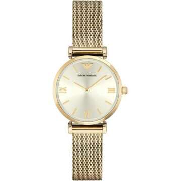 Emporio Armani Women’s Two-Hand Two-Tone Watch