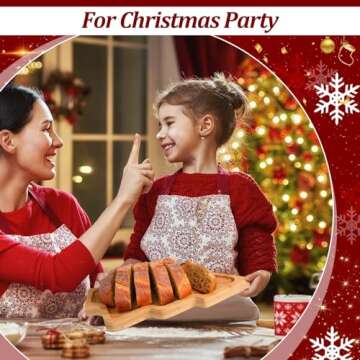Sintuff 2 Pcs Christmas Charcuterie Board - Tree & Reindeer Bamboo Serving Trays
