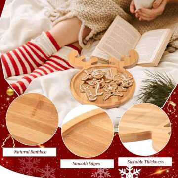 Sintuff Christmas Charcuterie Boards - Tree & Reindeer Designs