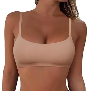 PrettyGuide Women's Wireless Comfort Bra - Unpadded Bralette for Everyday Ease