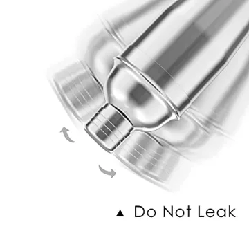 LUCKYGOOBO Cocktail Shaker - 24 oz Durable Stainless Steel