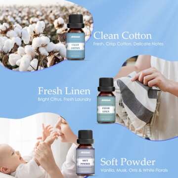 Clean Essential Oils Set for Diffusers and Soap Making