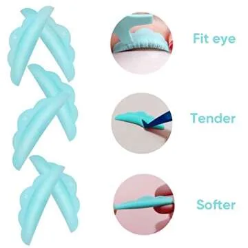 Libeauty Lash Lift Rods - Reusable Silicone Eyelash Pads