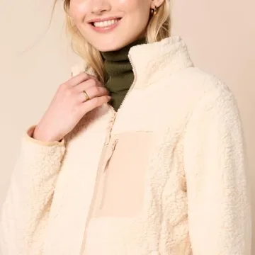 Amazon Essentials Cozy Sherpa Jacket for Women in Plus Size