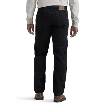 Classic 5-pocket Relaxed Fit Cotton Jean in Black - 28W x 30L