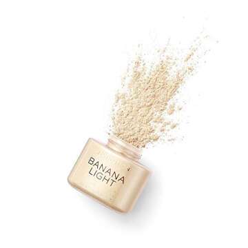 Makeup Revolution Loose Baking Powder, Banana Light, For Light Skin Tones, Balances Skin Tone & Bani...
