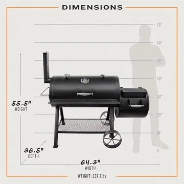 Oklahoma Joe's Longhorn Offset Smoker Perfect for BBQ Lovers