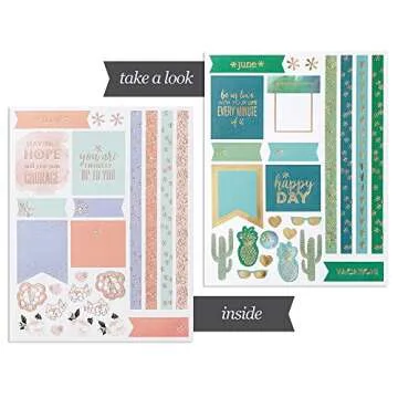 Erin Condren 2017 Monthly Sticker Book for Inspiration