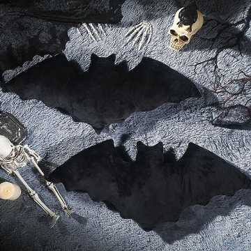 Huwena Cute Bat Shaped Halloween Throw Pillows