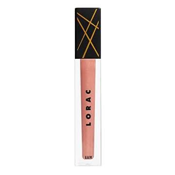 LORAC LUX Diamond Lip Gloss | Genuine Diamond Dust | Non-Sticky | Pink Sands