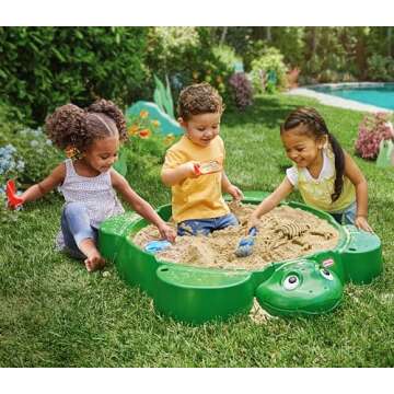 Little Tikes Turtle Sandbox, for Boys and Girls Ages 1-6 Years