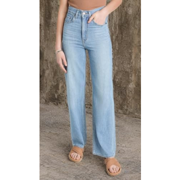 Levi's Premium High Loose Jeans for Women - Chic Comfort