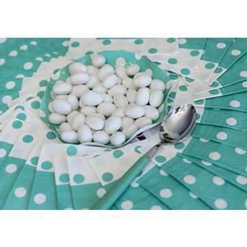 White Jordan Almonds Wedding Shower Party Favor Premium Fine Candied Nuts (1.5 lbs) Sohnrey Family Foods