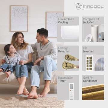 Mrcool DIY 12K BTU Mini-Split AC for Year-Round Comfort
